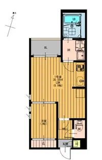 REGALEST熊本駅南【1階】の間取り