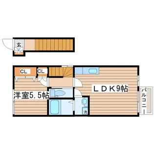 ラルーチェ・M【2階】の間取り