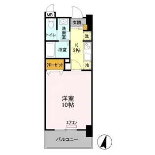 Biz STAY(ビズステイ)千葉蘇我【2階】の間取り