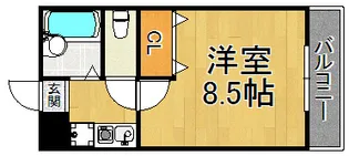 兵庫県西宮市河原町【マンション】の間取り
