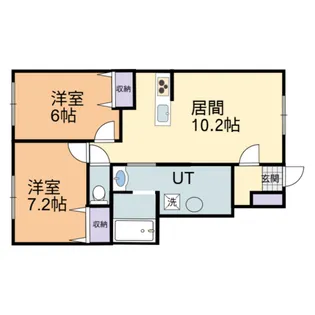 エコA【1階】の間取り