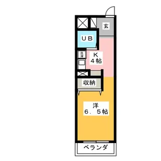 ホームレジデンスA【3階】の間取り