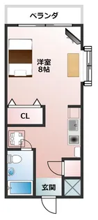 ポートビュー泊【3階】の間取り