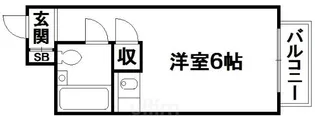 ハイツ清晃【2階】の間取り