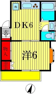 クリーンハイツ【2階】の間取り