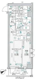 デュオステージ下落合【2階】の間取り
