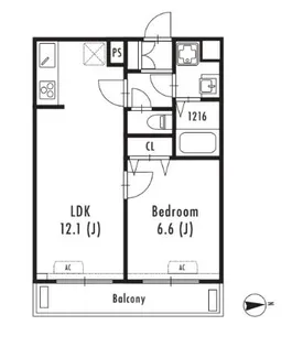 GRAN PASEO 文京小日向【2階】の間取り