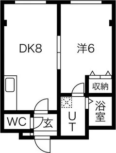 シャトー山崎【3階】の間取り