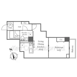 リバーシティ21新川【27階】の間取り