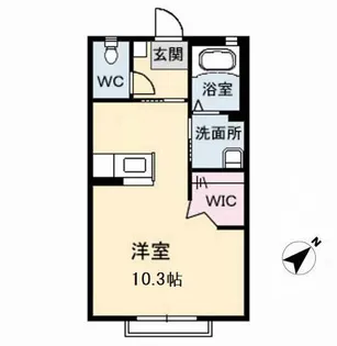 ポラリス A棟【1階】の間取り