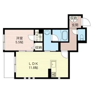 エトワール【1階】の間取り