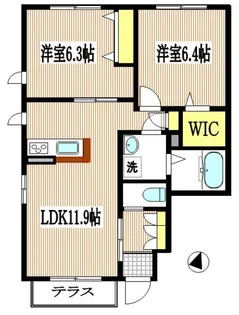 Tida【1階】の間取り