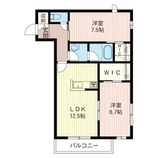 Vita Ricca Vero(ヴィータ リッカ ベーロ)【2階】の間取り