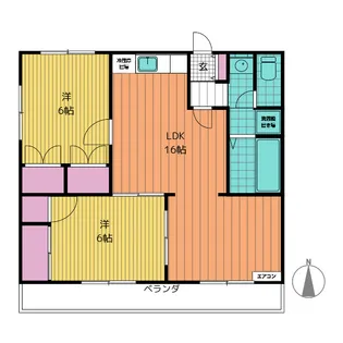 リュミエール【2階】の間取り