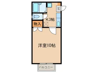 ハイツフロ-ラ【1階】の間取り