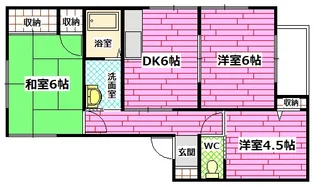 グリーンコートA【1階】の間取り