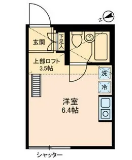AMMS OKAMURA【1階】の間取り