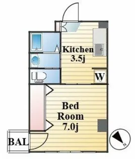 マノア大栄【3階】の間取り