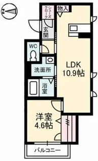 シャーメゾンニライカナイ【2階】の間取り