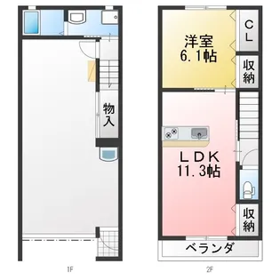 チャヤベース A棟の間取り