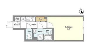 ルネサンスコート蒲田【2階】の間取り