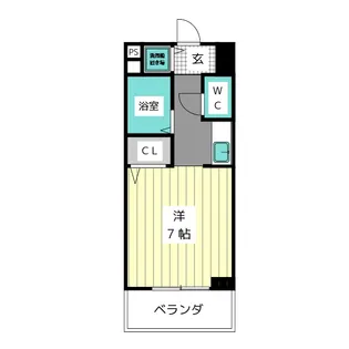 PENOTO杁中【5階】の間取り