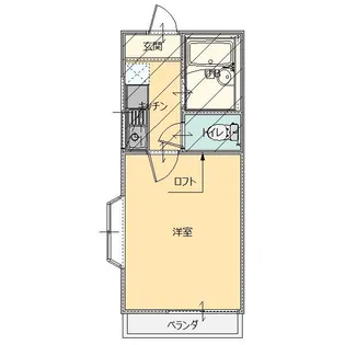 ウォールデン成島 弐番館【2階】の間取り