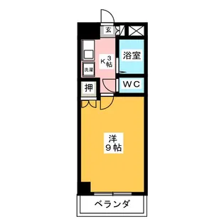 クインシティHISHINO【7階】の間取り