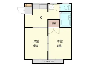 コーポ浅川【3階】の間取り