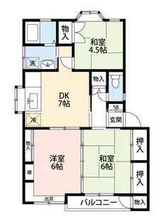 ヴェルテスサカイ【1階】の間取り