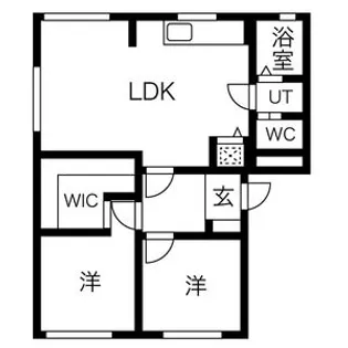 ファミール石川A【1階】の間取り