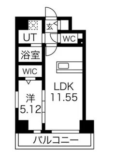 GRANDUKE吹上【4階】の間取り
