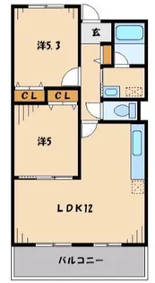 リッシェル【3階】の間取り
