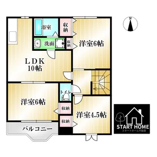ビレッジあいD【2階】の間取り