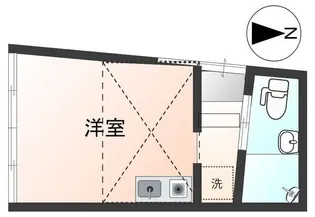 境南アパートメント【1階】の間取り