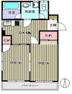 エースハイツ綾部【3階】の間取り