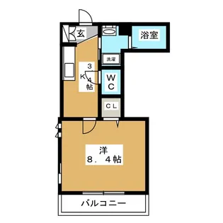 ファースト ドリーム カワマサ【3階】の間取り
