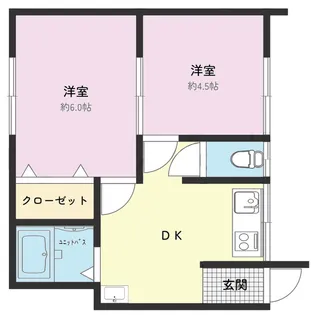 みさき荘【2階】の間取り