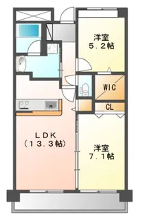 コンフォーレ和光【3階】の間取り