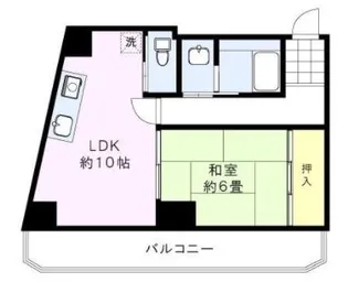 シュペリュール【5階】の間取り