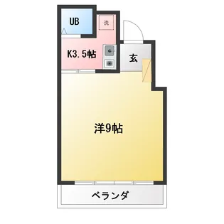 シティマンション新瑞東【3階】の間取り