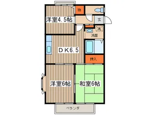 ガ-デンハウス・1【2階】の間取り