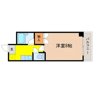 シャレード北仙台【2階】の間取り