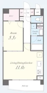 Grand-Place京橋【4階】の間取り