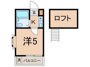 ヒルハイツ小沢【2階】の間取り