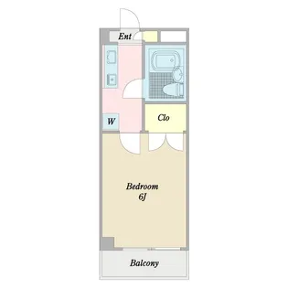 あかるハイム17【4階】の間取り