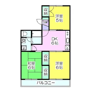 マエストーソ花田I【2階】の間取り