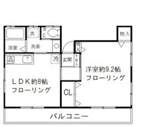 TALO中村【2階】の間取り