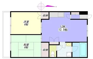 第五荒田ビル【3階】の間取り