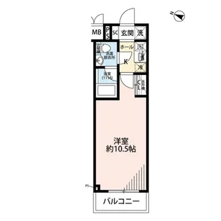 プレール・ドゥーク中板橋II【3階】の間取り